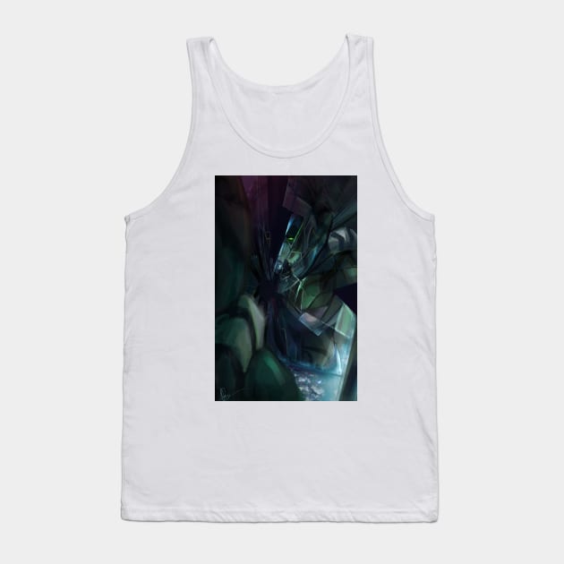 Aesthethic Mirror Illustration Tank Top by Chocoraptor